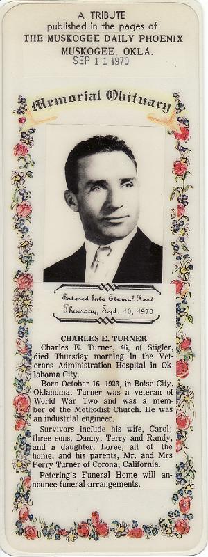 Charles Turner obituary